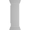 Ekena Millwork 12"W x 40"H Corner Newel Post with Panel, Peaked Capital & Base Trim (Installation kit included) NWL12X40CPP0B0 - alternate 7